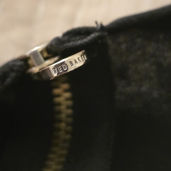 Ted Baker London Black and Pink Woods Nature Print Dress - Picture 4 of 9